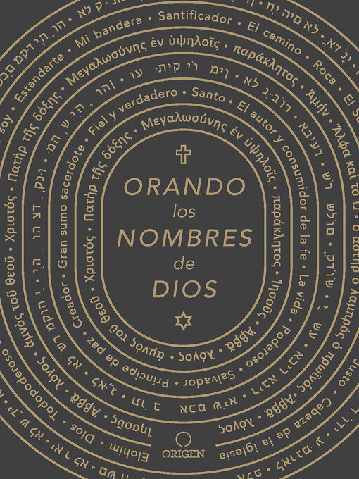 Cover image for Orando los nombres de Dios / Praying the Names of God